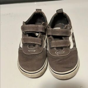 Gray Kids Shoes with Velcro Straps